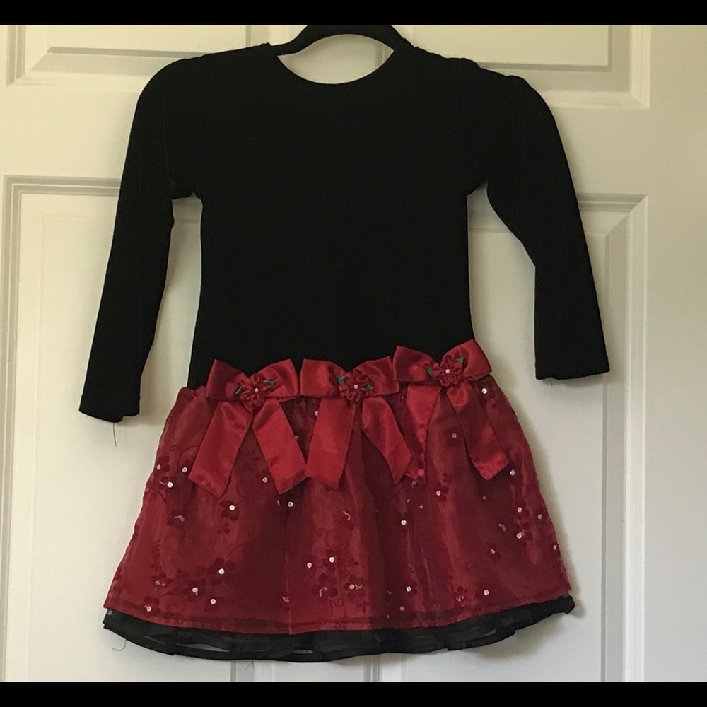 Blueberi boulevard black and red dress